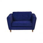 Living Rodas Sofa 2 Cuerpos Sitiales Azul 3