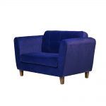 Living Rodas Sofa 2 Cuerpos Sitiales Azul 4