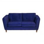 Living Rodas Sofa 3 Cuerpos Sillones Azul 3
