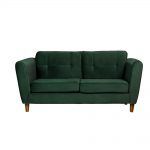 Living Rodas Sofa 3 Cuerpos Sillones Verde 2