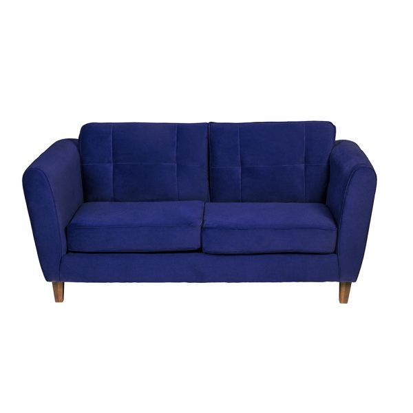 Living Rodas Sofa 3 Cuerpos Sitiales Azul 3