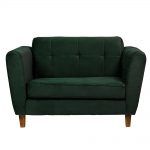 Sofa Rodas 2 Cuerpos Verde 1