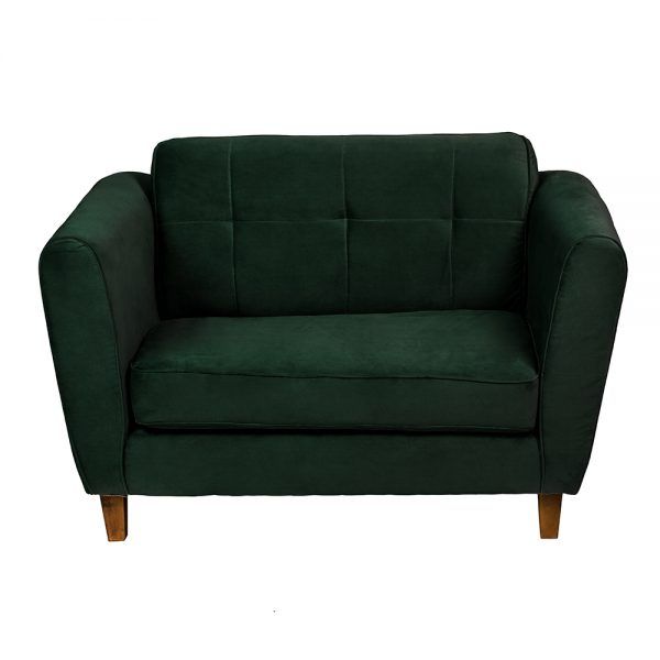 Sofa Rodas 2 Cuerpos Verde 2