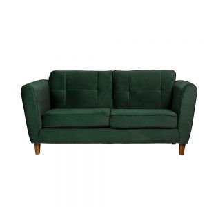 Sofa Rodas 3 Cuerpos Verde 1